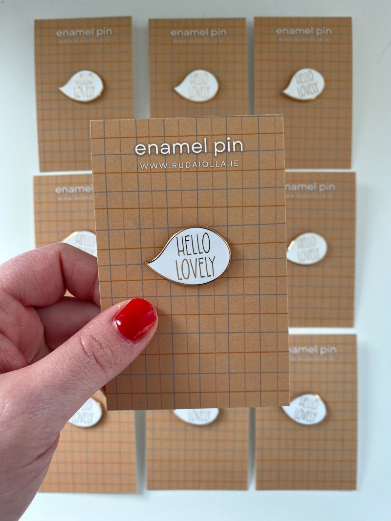 Hello Lovely Enamel Pin